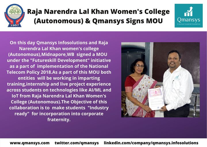 RNL Khan Womens' College Qmansys Mou