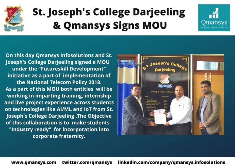 St Joseph Darjeeling Qmansys Mou